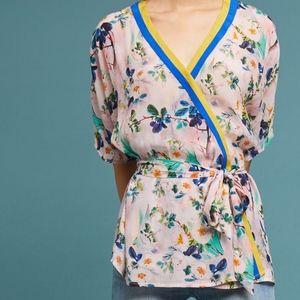 Rdalamal floral wrap top